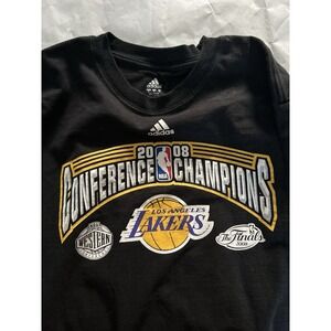 Vtg 2008 Los Angeles Lakers‎ Western Conference Champions Finals T-Shirt Medium